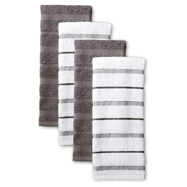 4-Pack KitchenAid 16" x 26" Albany Kitchen Towel Set