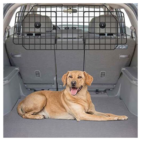 MPM Adjustable Large Heavy-Duty Dog Car Barrier