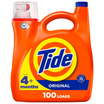 Tide Laundry Detergent Liquid, Original Scent, HE Compatible (100 Loads, 132 Fl Oz)