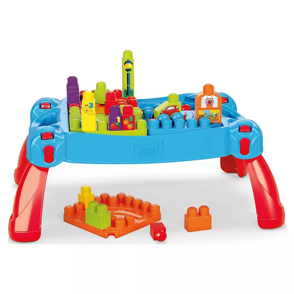 Mega Bloks Build ‘N Learn Table Activity Building Set, Learning Toy For Toddlers