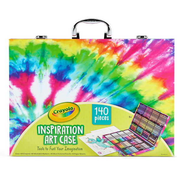 Crayola Inspiration Art Case Coloring Set – Tie-Dye (140 Ct)