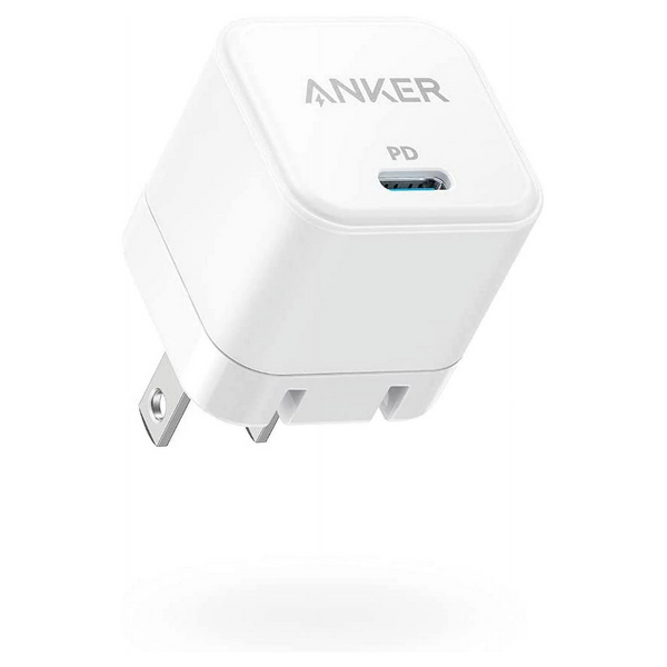 Anker PowerPort III 20w USB-C Compact Foldable Cube Wall Charger