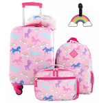 5-Piece Travelers Club Kid's Hard Side Spinner Luggage Set (Various)