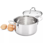 The Cellar Stainless Steel 2.5 Quart Covered Sauce Pot