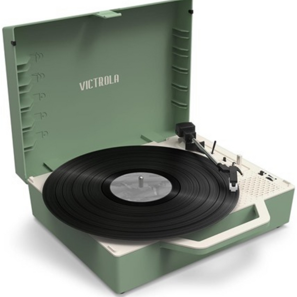 Victrola Re-Spin Sustainable Suitcase Vinyl Record Player