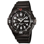 Casio Men's EAW-MRW200H-1BV Black Resin Dive Watch