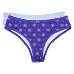 Hanes Women's 2 Pack Microfiber Cheeky Panties