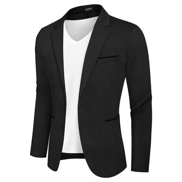 Men's Sportscoat Slim Fit Notched Lapel Causal Party Blazer Jacket