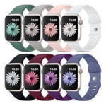 8-Count DaQin Soft Silicone Waterproof Strap For Apple Watch