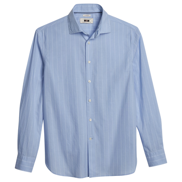 Joseph Abboud Men's Modern Fit Wide Stripe Sport Shirt