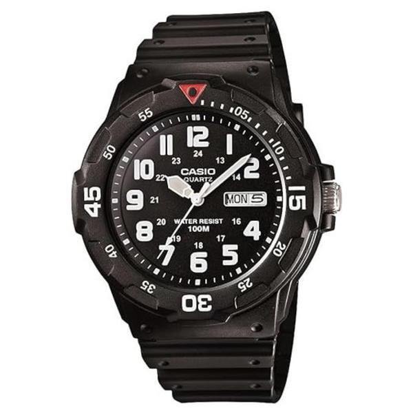 Casio Men's EAW-MRW200H-1BV Black Resin Dive Watch