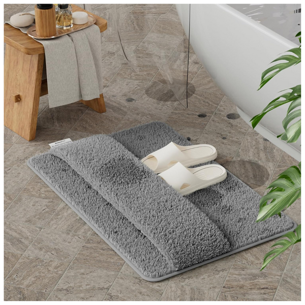 24"x16" Non Slip Wipe & Quick Dry Bathroom Mat