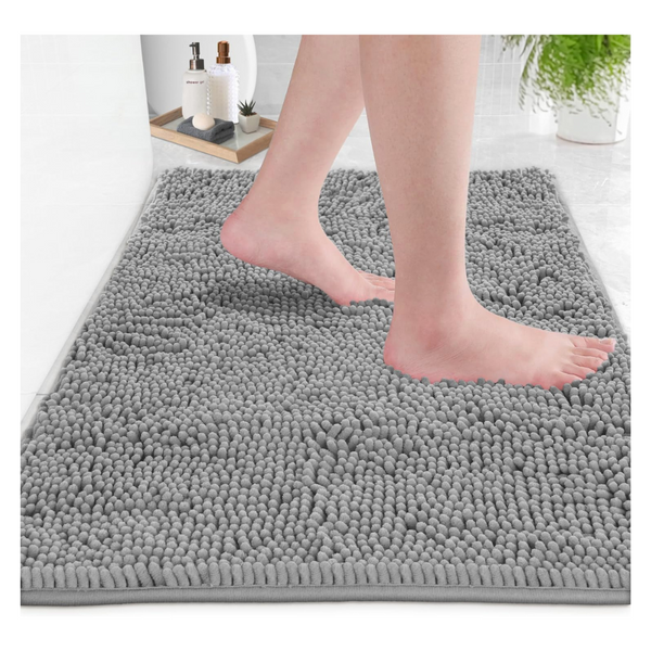 17 x 24" Extra Soft Plush Non Slip Bathroom Rug