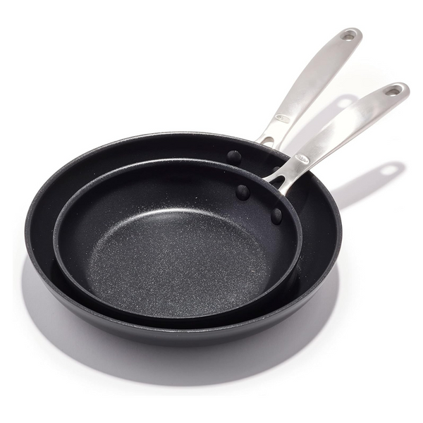 OXO Enhanced 8" And 10" Ceramic Nonstick Frying Pan Skillet Set