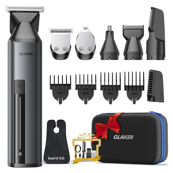 Glaker Waterproof 6 In 1 Complete Grooming Kits For Men