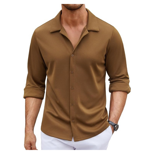 Men's Long Sleeve Wrinkle Free Dress Shirt