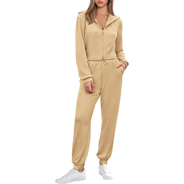 2-Piece Women's Y2K Long Sleeve Cropped Hoodie Jogger Sets (Various)