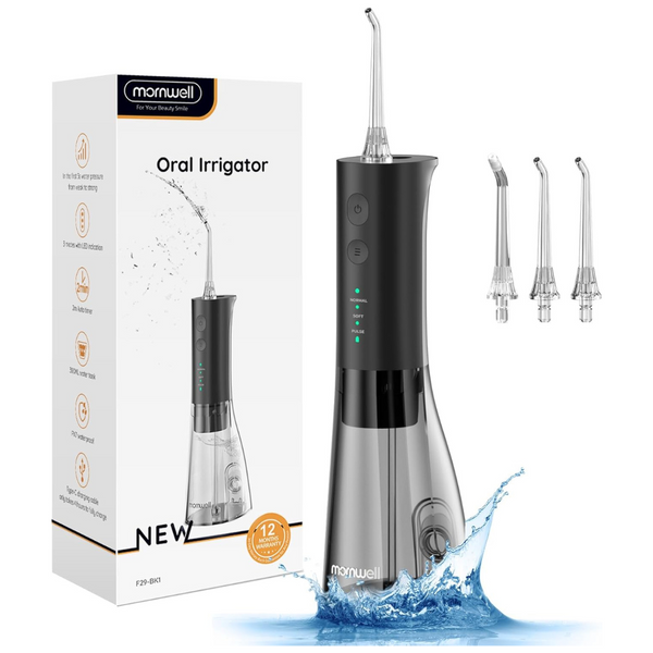 Mornwell 3s Pressure Crescendo Oral Irrigator With 4 Tips