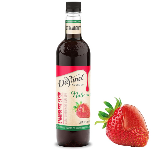 DaVinci Gourmet Naturals Strawberry Syrup, 25.4 Fl Oz