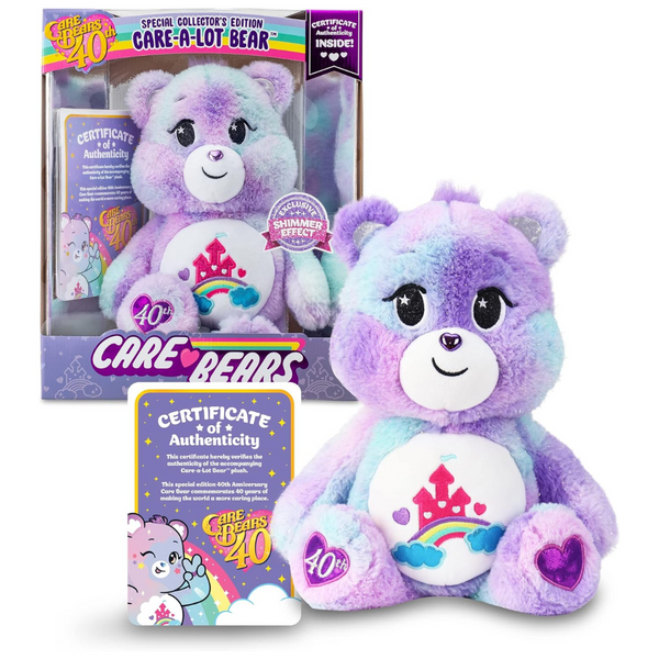 Care Bears Care-A-Lot 40th Anniversary 14" Bear