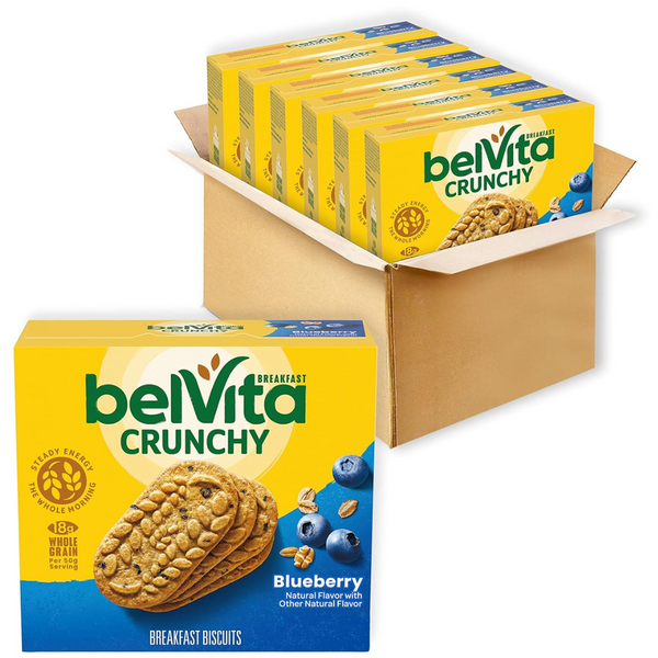 30-Pack (6x5-Pk) Belvita Blueberry Breakfast Biscuits