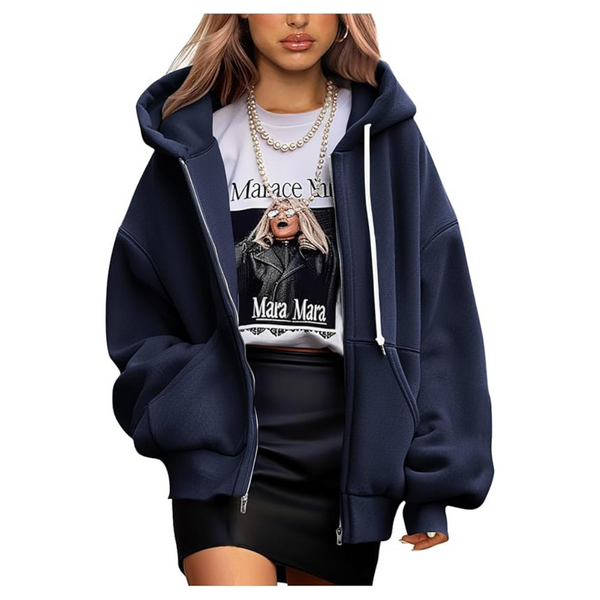 Women's Long Sleeve Loose Fit Hoodies (Select Sizes)