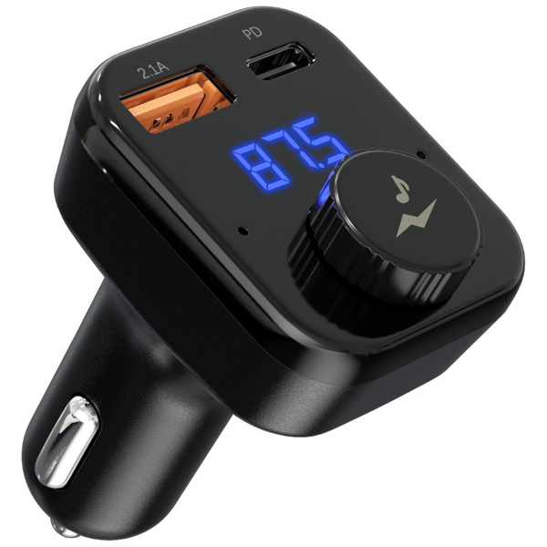 Miufly Voice Control Bluetooth FM Transmitter Car Adapter