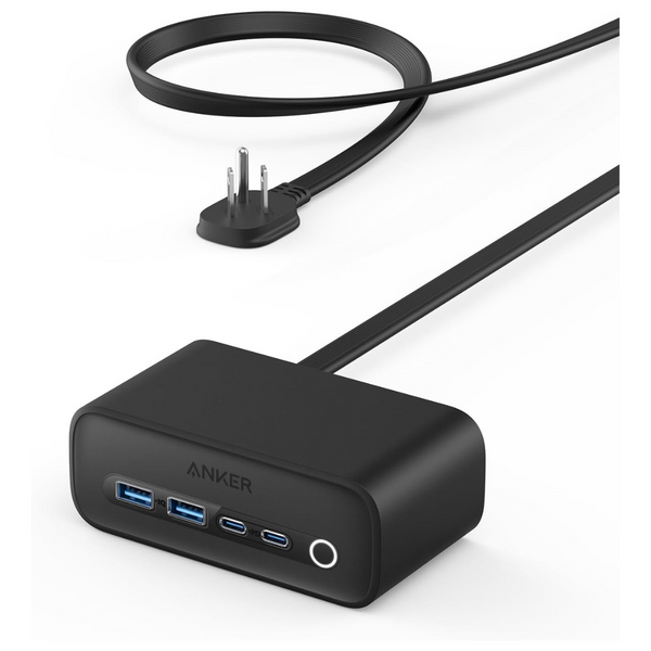 Anker 525 7-In-1 USB Type- C Power Strip With 5ft Thin Cord