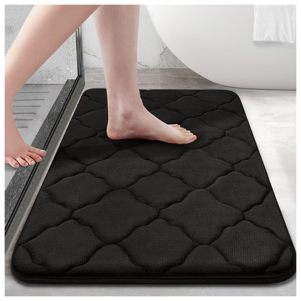 Olanly 30" x 20" Non Slip & Absorbent Memory Foam Bath Mat Rug