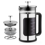 French Press Coffee Maker Thicken Heat-Resistant Borosilicate Glass (34Oz)