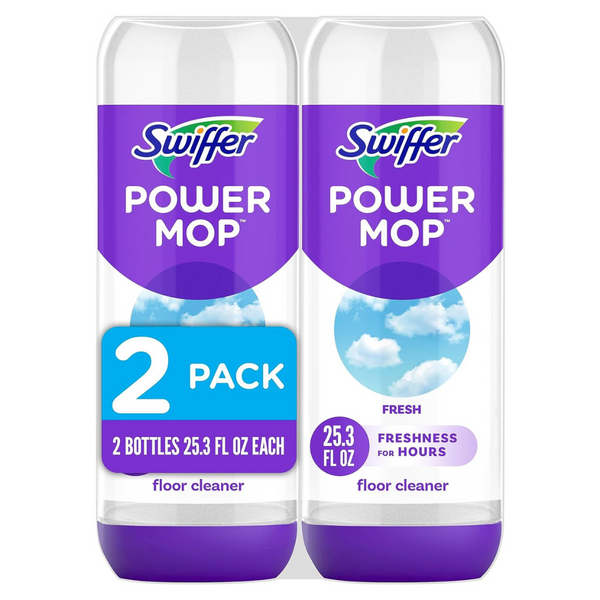 2-Pack Swiffer PowerMop Floor Cleaning Solution (25.3 Fl Oz)