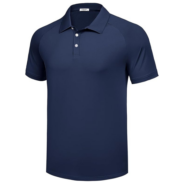 Men's Moisture Wicking Short Sleeve Golf Polo Shirts (Various Colors/Sizes)