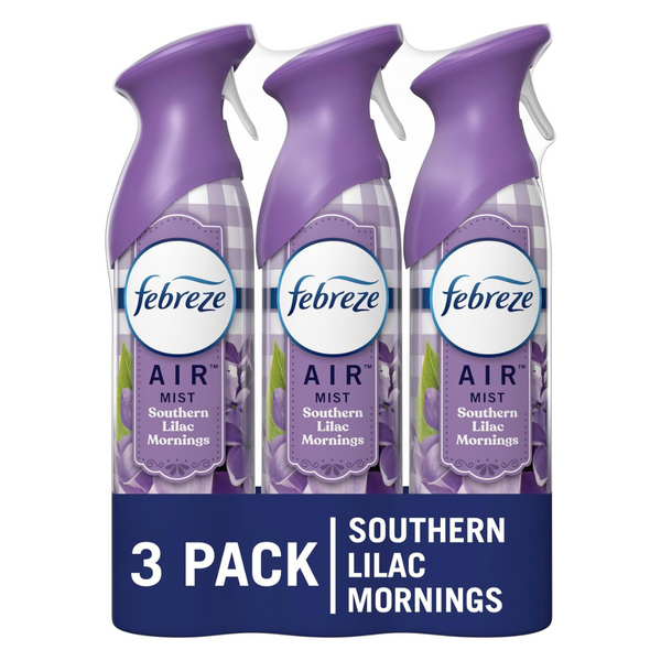 3-Pack Febreze Air Effects Odor-Fighting Air Freshener Lilac (8.8 oz.)