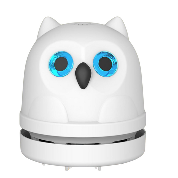 Hallocool Mini Desktop Owl Vacuum Cleaner