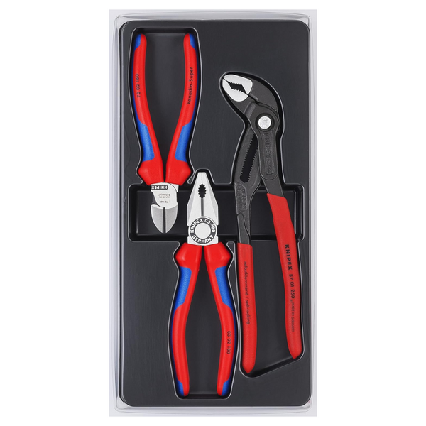 KNIPEX Tools 3-Pack Assorted Pliers With Hard Case