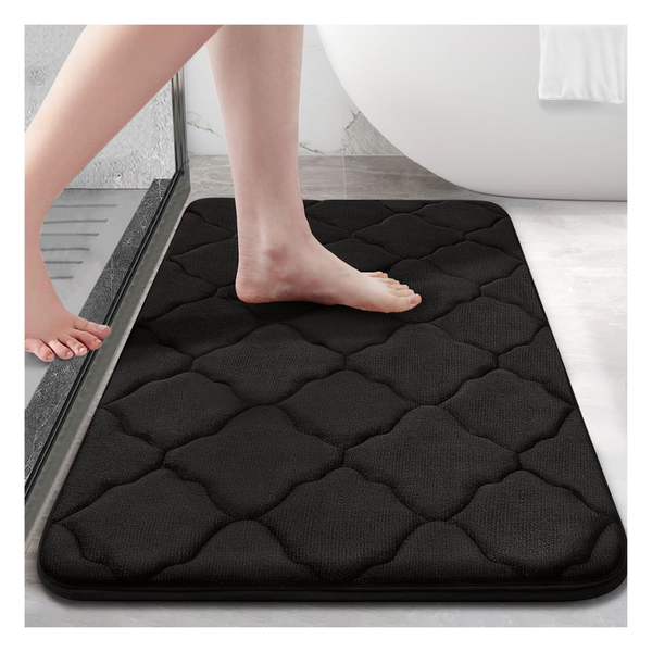 Olanly 30" x 20" Non Slip & Absorbent Memory Foam Bath Mat Rug