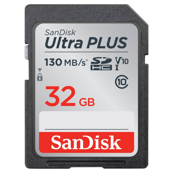 SanDisk Ultra Plus 32GB SDHC Card