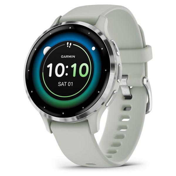 Garmin Venu 3S Silver Bezel 1.2" Amoled Touch Display Smart Watch