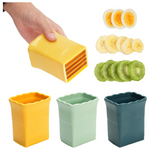 3-Pack BPA Free Dishwasher Safe Salad Making Fruit Slicer Cup