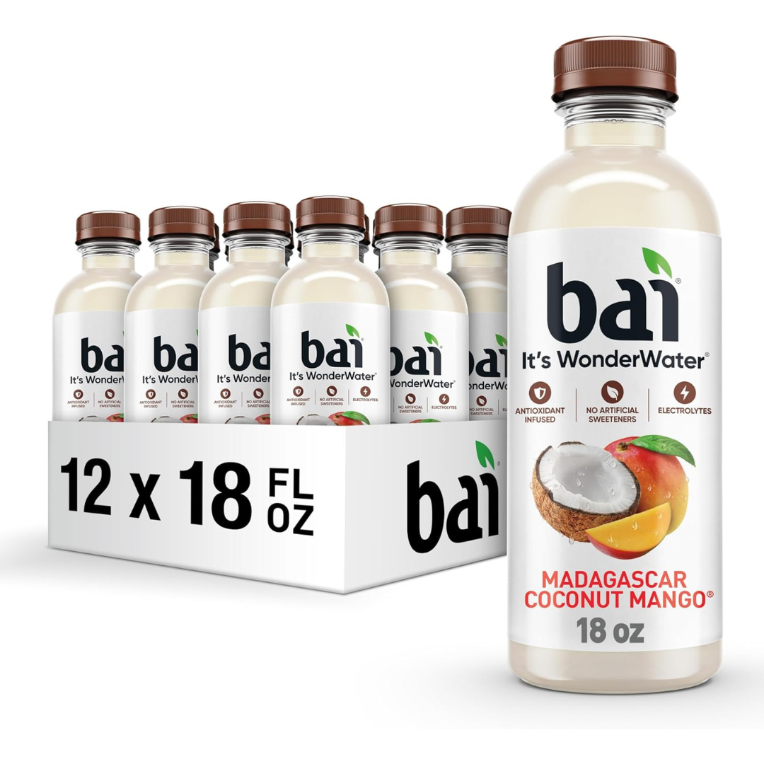 12-Pack Bai Antioxidant Infused Water Beverage (18 Fl Oz Bottle)