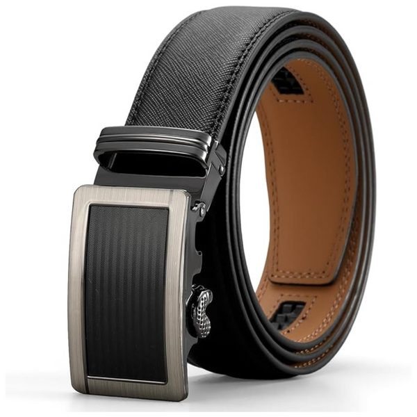 Men Slide Leather Ratchet Belt (8 Colors)