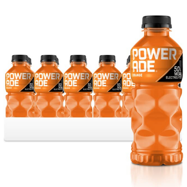 24-Pack Powerade Orange Sports Drink, 20 Ounce