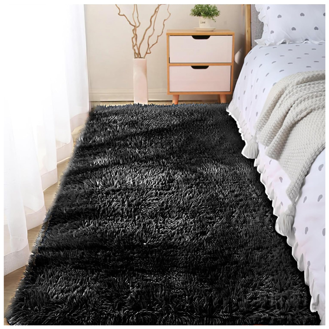 4 x 6ft Soft Fluffy Shaggy Non-Skid Area Rug