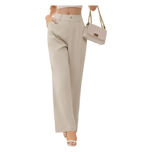 Cnlinkco Women's Wide Leg Dress Pants (3 Colors)