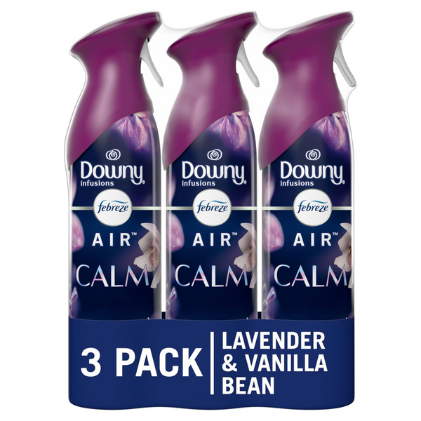 3-Pack Febreze Air Mist Odor-Fighting Air Freshener Downy Calm, 8.8 Oz. Aerosol Can