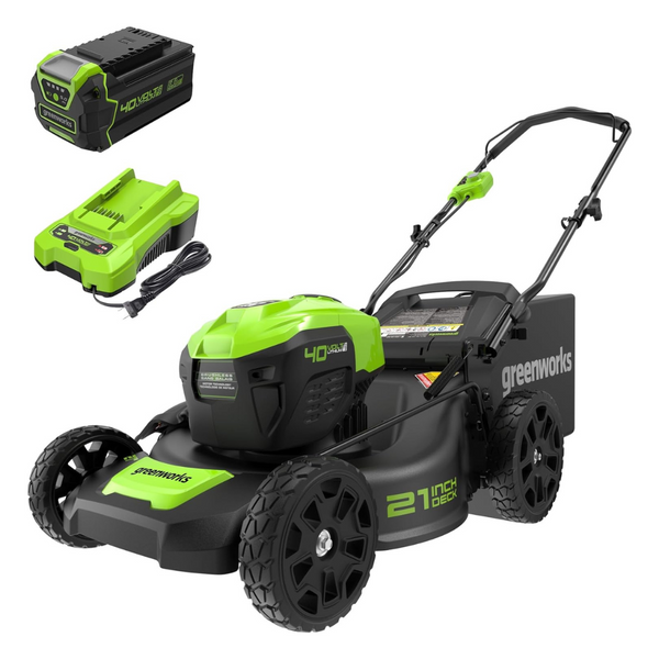 Greenworks LMF413 Inch 40V Cordless Brushless Lawn 21" Mower