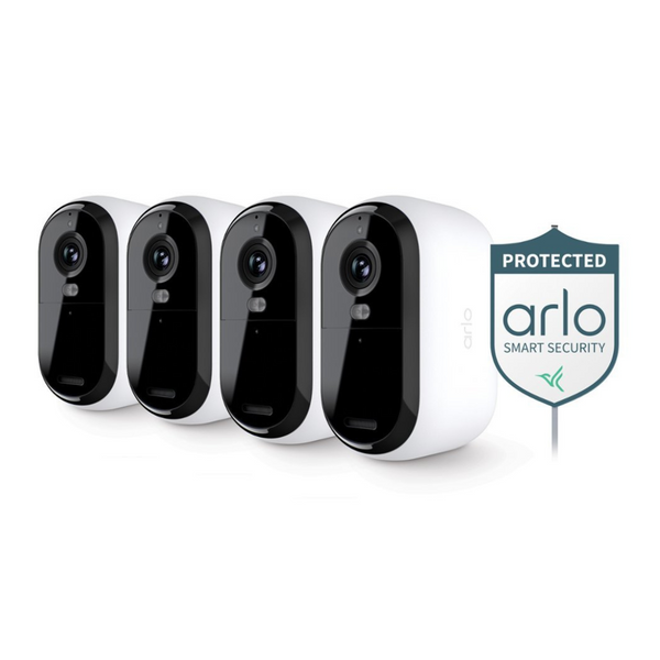 Arlo Essential 4-Camera Outdoor Wireless 2K Security Camera