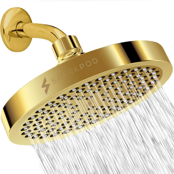 Premium 6" Round Quality Luxury Design Shower Head