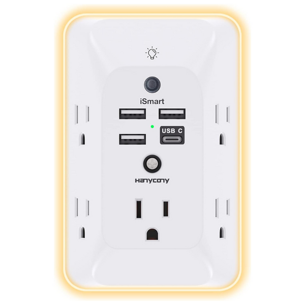 I-Smart 5-Outlet Extender Surge Protector