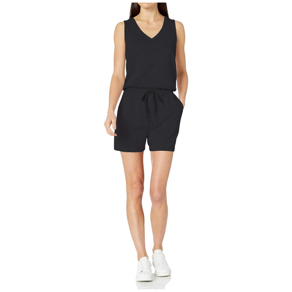 Amazon Essentials Women's Studio Terry Fleece Romper